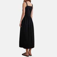 Cotton Poplin Trim Sun Dress