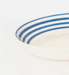 Easy Life Ceramic Color Mix Round-shape Bowl, Blue, Packshot View