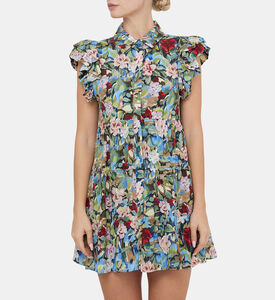 Meeko Floral Ruffle Mini Dress Meeko Floral Ruffle Mini Dress