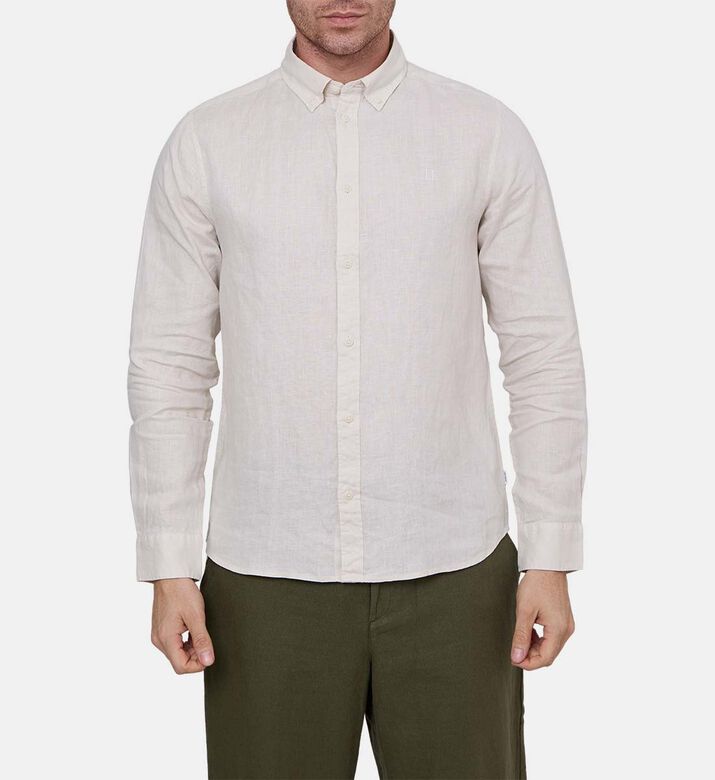 قميص كونار كتان طويل الأكمام