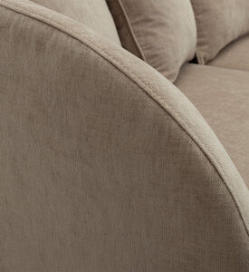 صوفا بيبل بـ 3 مقاعد وذراعين مستديرة