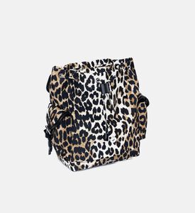 حقيبة ظهر بوكي نايلون صغيرة بطبعة