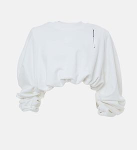 Graphic-print Cropped Sweatshirt Graphic-print Cropped Sweatshirt