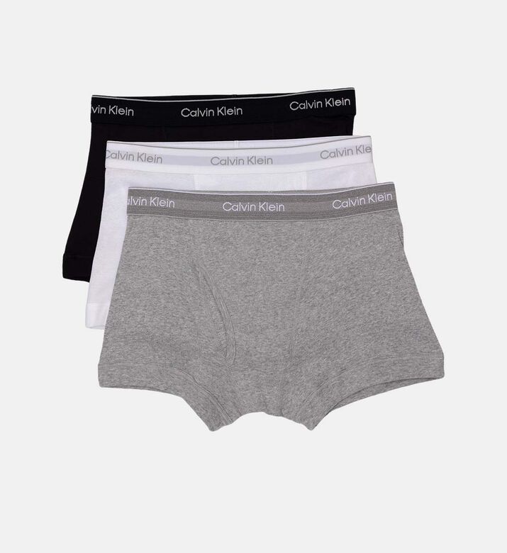 Logo-waist 3-packs Boxers