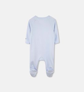 Organic Cotton Blue 2-piece Baby Pajamas Set
