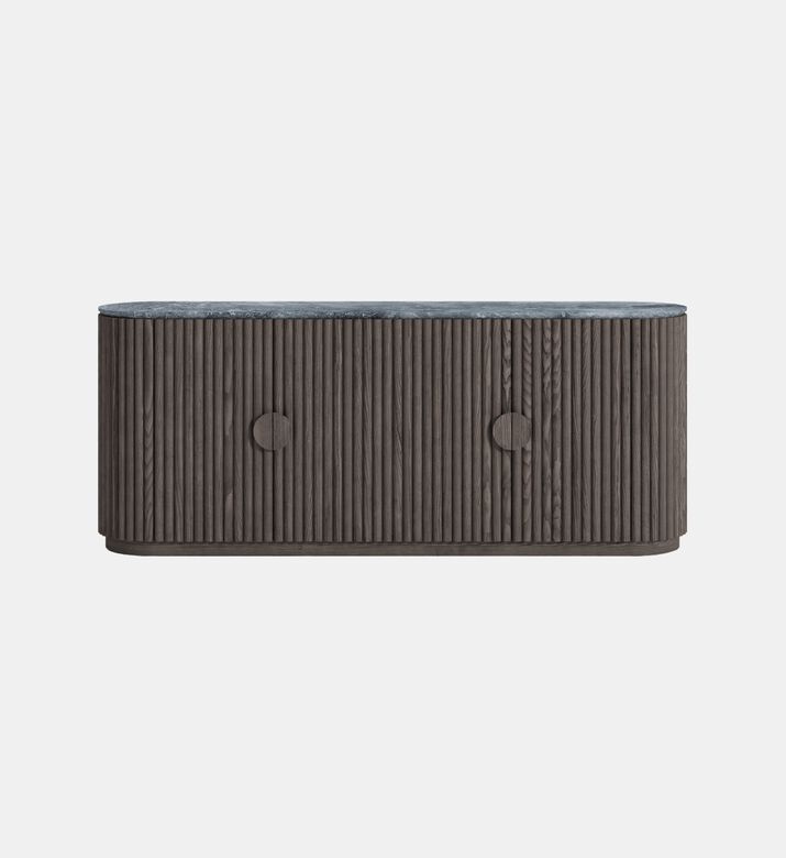Home Deco and More Oval Wooden Base Buffet, Packshot View
