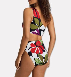 Ralph Lauren One-shoulder Cutout One-piece Swimsuit, Model View