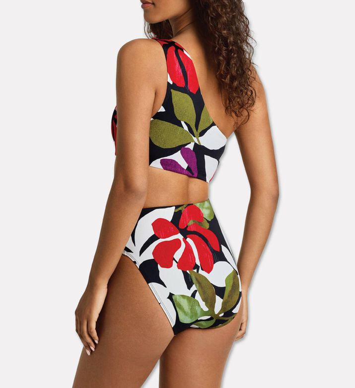 Ralph Lauren One-shoulder Cutout One-piece Swimsuit, Model View
