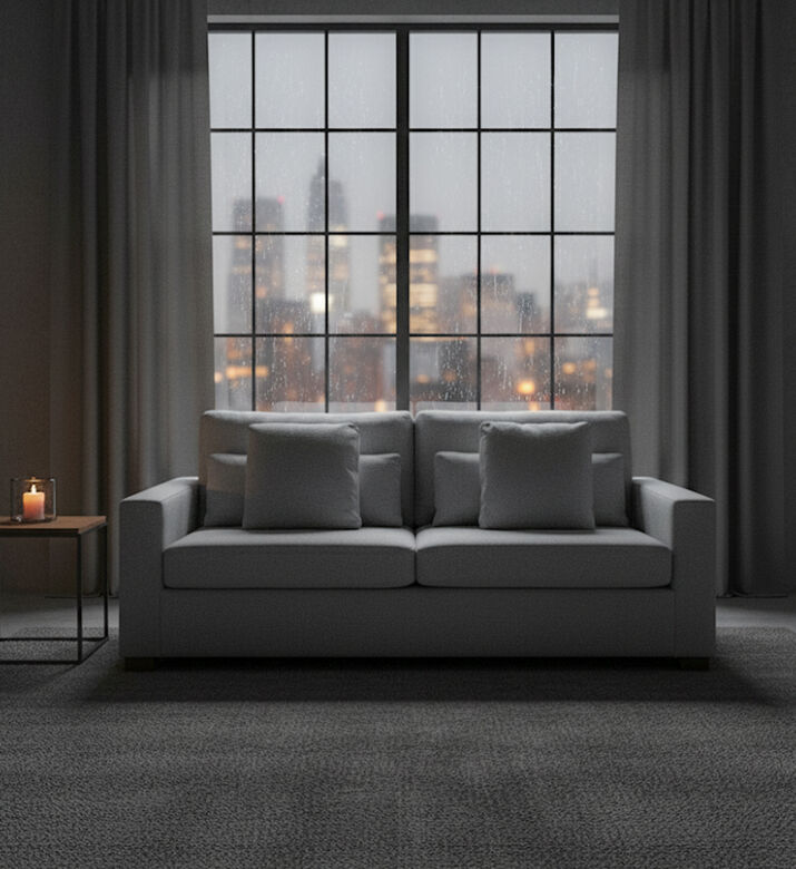 Home Deco and More Samsee Fabric Pull-out Bed Sofa, Packshot View Home Deco and More Samsee Fabric Pull-out Bed Sofa, Packshot View