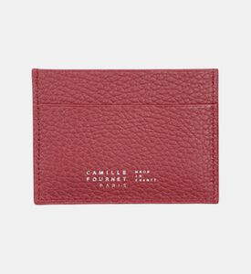 Camille Fournet Alligator Taurillon Round Scale Cardholder, Packshot View