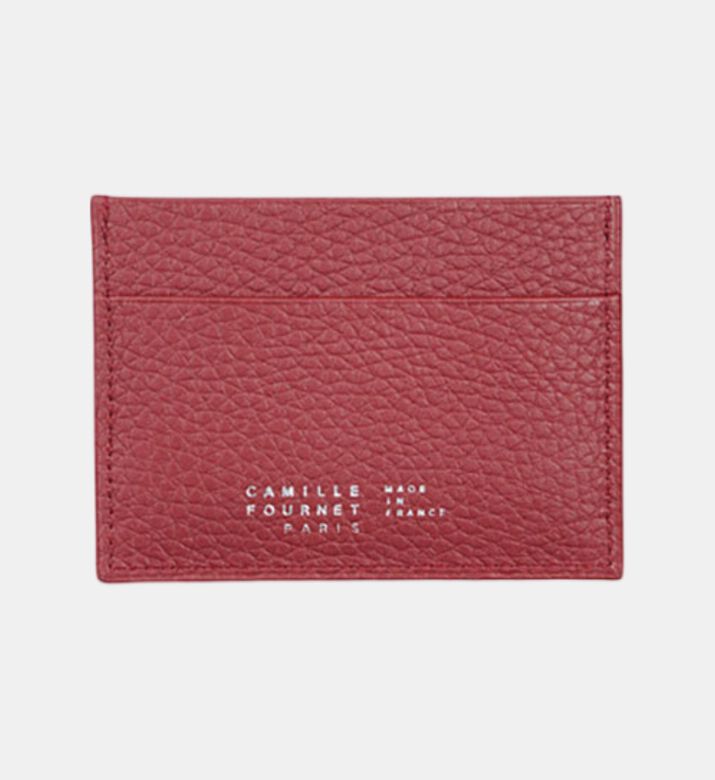 Camille Fournet Alligator Taurillon Round Scale Cardholder, Packshot View