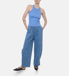 Marine Serre Top Tank, Blue, S, Model View