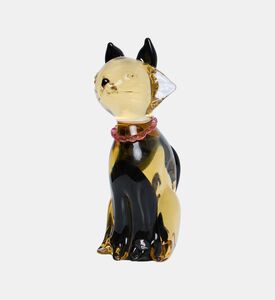 منحوتة قطة كريستالية ملكية