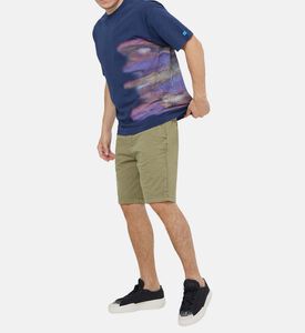 تي شيرت عمل فني غير واضح للمناظر الطبيعية