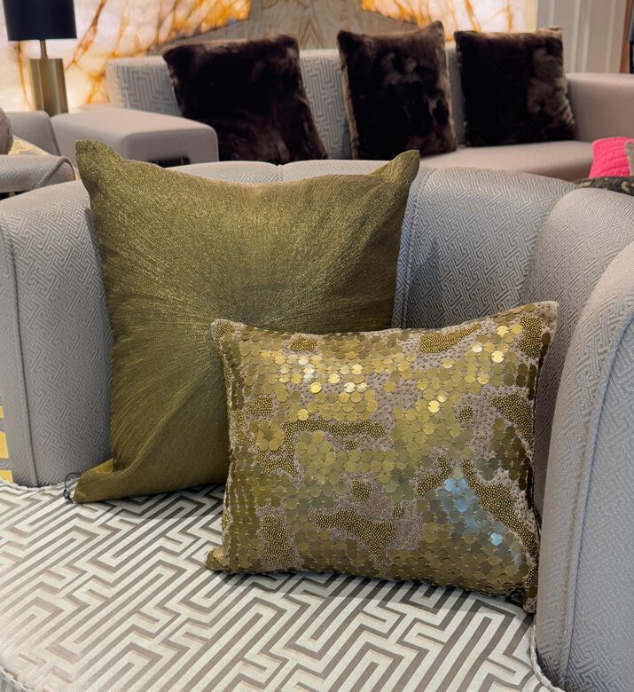 Tohfa Luxe Luxe Golden Dusk Cushion, Packshot View