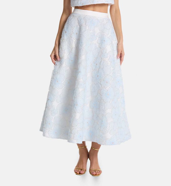 Savanna Skirt, Blue, M, Model View