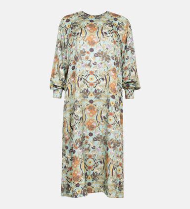 Paisley Flowing Long Caftan Dress