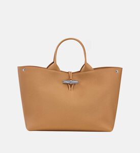 Longchamp Le Roseau Cowhide Leather Top Handle Bag, Packshot View