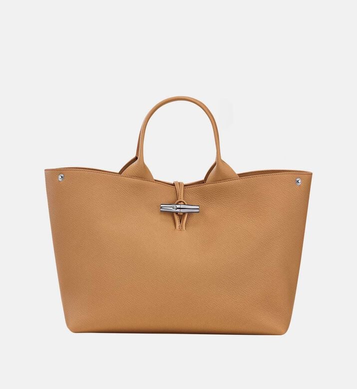 Longchamp Le Roseau Cowhide Leather Top Handle Bag, Packshot View