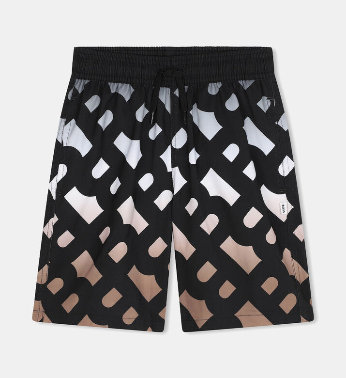 Kids Monogram Swim Shorts