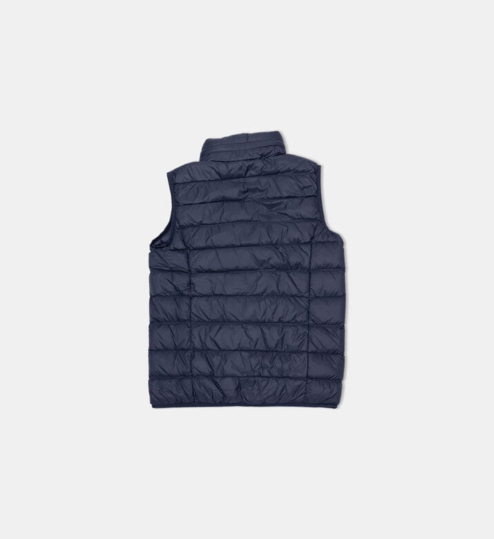 Zip-fastening Sleeveless Vest