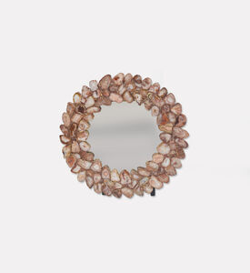 Home Deco and More Quartz Stones Frame Mirror, Packshot View