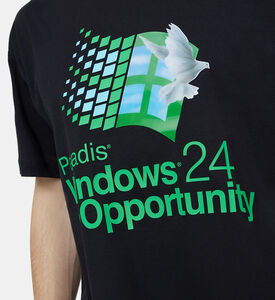 Windows Cotton Printed T-shirt