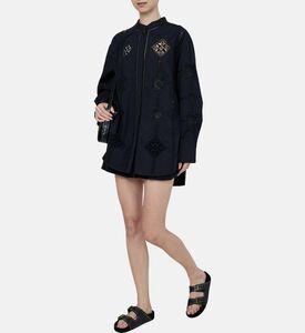 Soeline Embroidered Button-down Shirt
