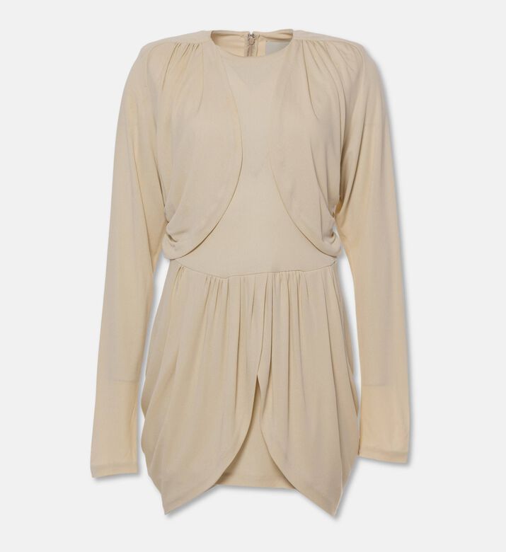 Isabel Marant Niamae Ruched Draped Hem Mini Dress, Packshot View