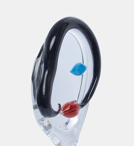 قطعة مركزية كريستالية بوجه سيدة