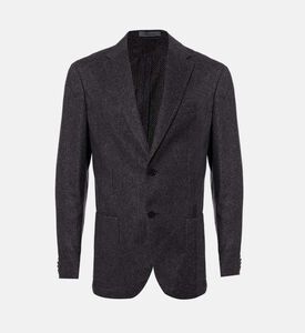 Corneliani Chevron Single-breasted Tailored Blazer, Packshot View