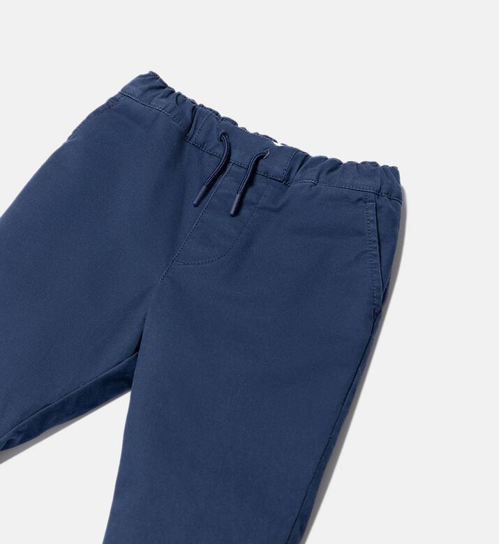 بنطال تويل بخصر مطاطي مبطّن بنطال تويل بخصر مطاطي مبطّن