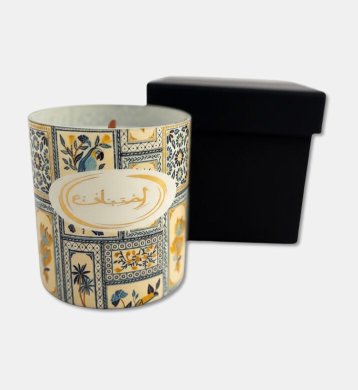 Tohfa Luxe Gratitude Glass Soy Wax Candle Gift Box, Packshot View