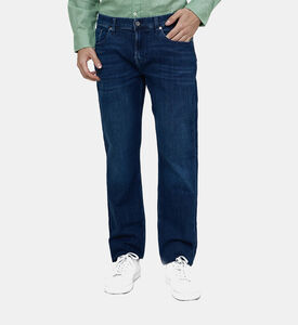 Patch Pockets Denim Pants