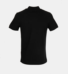 Cotton Ribbed-collar Polo Shirt