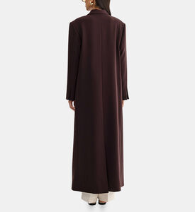 بليزر طويل الأكمام بصفي أزرار