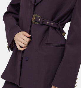 Side Buckle Oversized Blazer