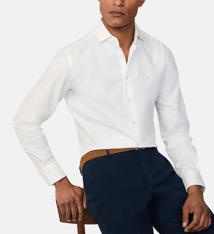 Logo-embroidery Long-sleeve Shirt