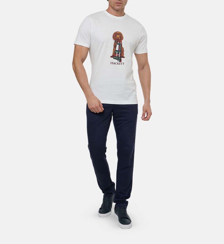 Hackett London Ts Heritage, Off-white, S, Model View