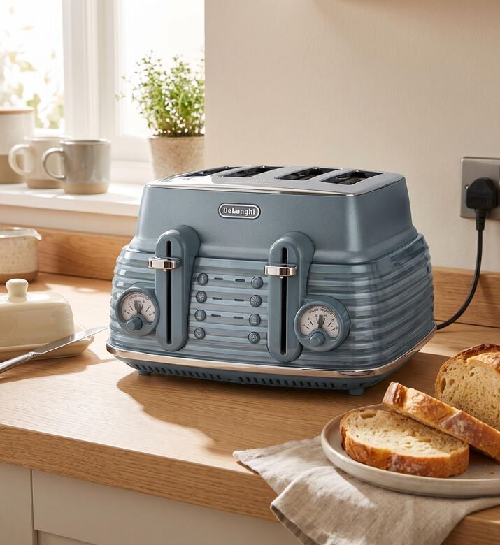 Delonghi Scolpito 4-slice Electric Toaster, Model View