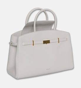 Demellier The Midi Hudson Crossbody Bag, Beige, Packshot View