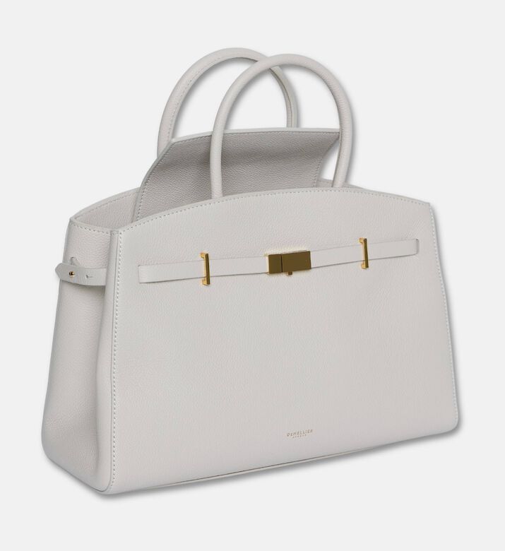 Demellier The Midi Hudson Crossbody Bag, Beige, Packshot View