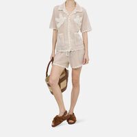 Sally Cotton Crocheted Shorts