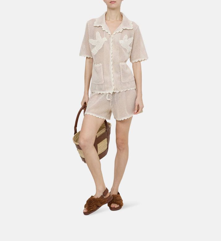 Sally Cotton Crocheted Shorts