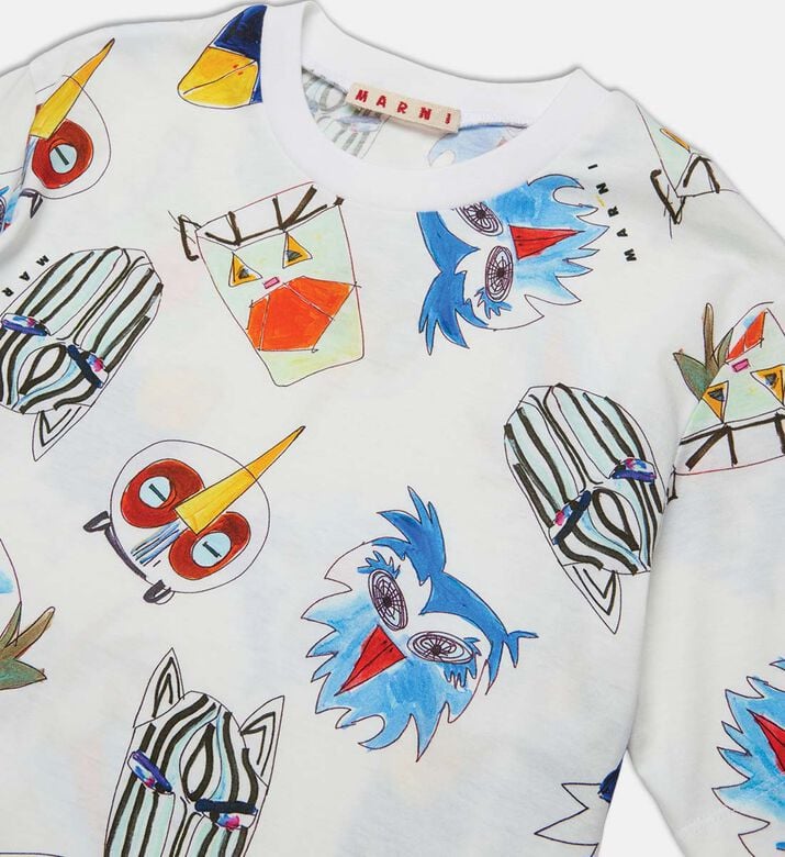 All-over Print Round Neck T-shirt All-over Print Round Neck T-shirt