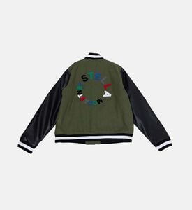 Back Logo Buttoned Jersey Jacket Back Logo Buttoned Jersey Jacket