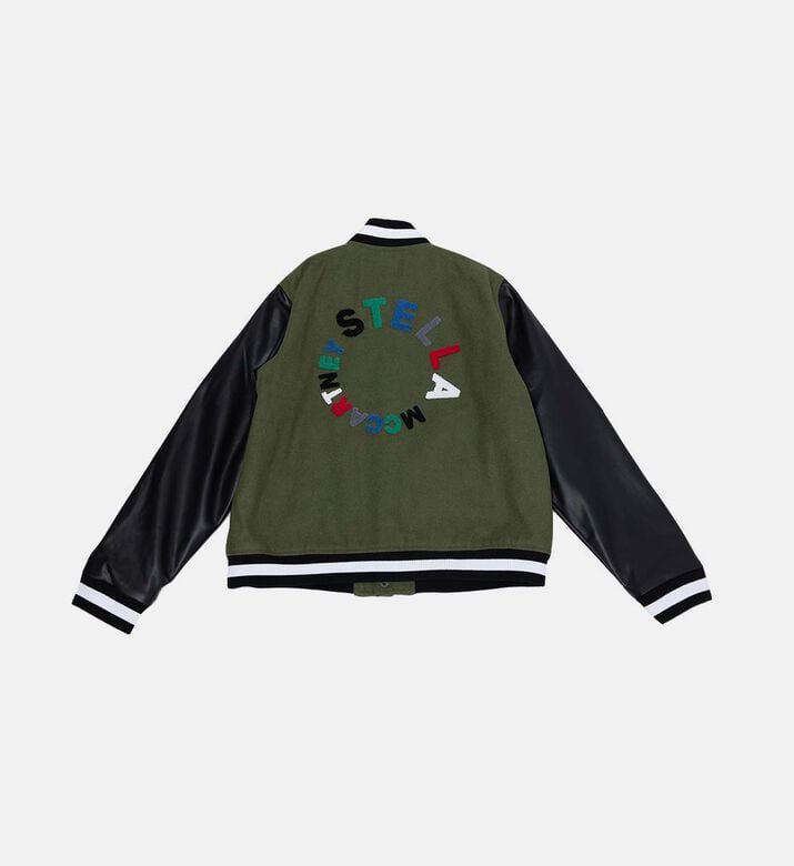 Back Logo Buttoned Jersey Jacket Back Logo Buttoned Jersey Jacket