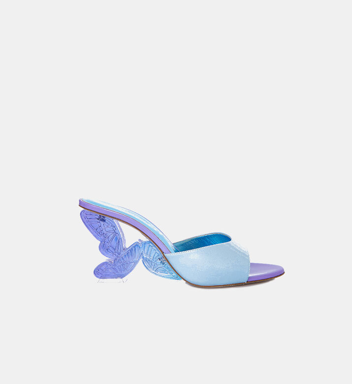 Paloma Leather Med Heel Sabots