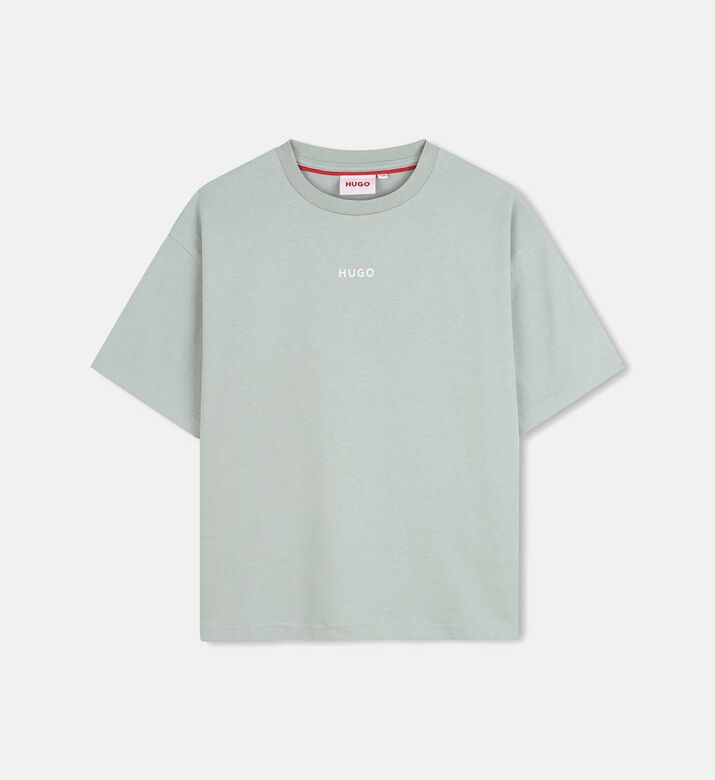 Cotton Jersey Chest-print Short-sleeve T-shirt