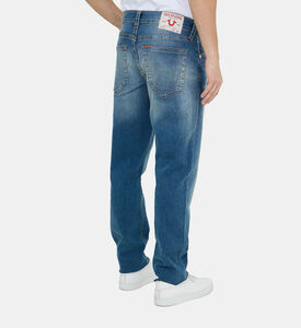 Edgy Straight-leg Denim Pants